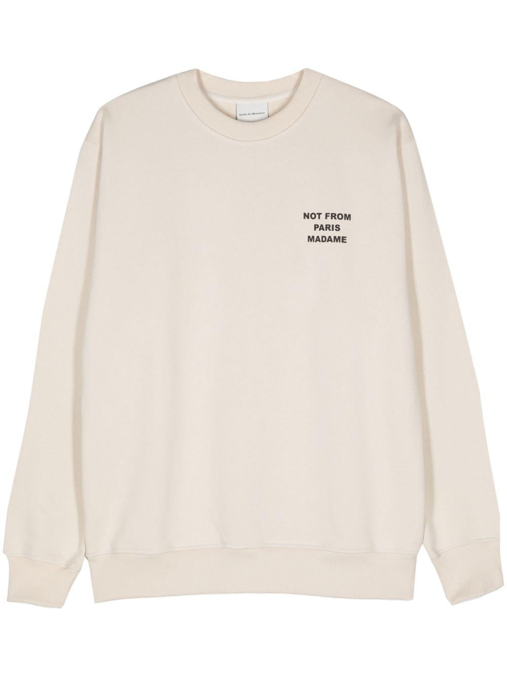 Le Sweatshirt Slogan PERMSW149CO127 MASTIC DROLE DE MONSIEUR 