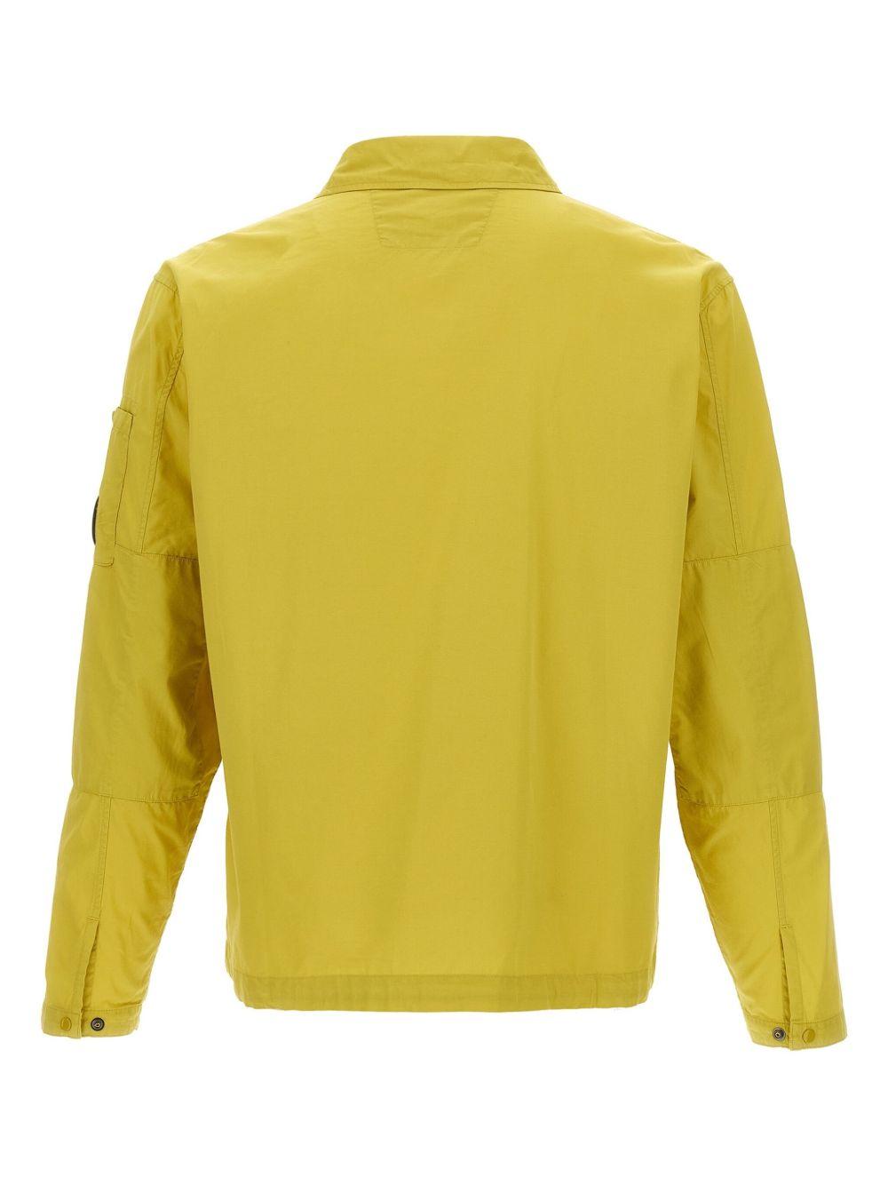 Giacca-camicia con applicazione 18CMOS237A005691G 245 CHESS GREEN CP COMPANY 