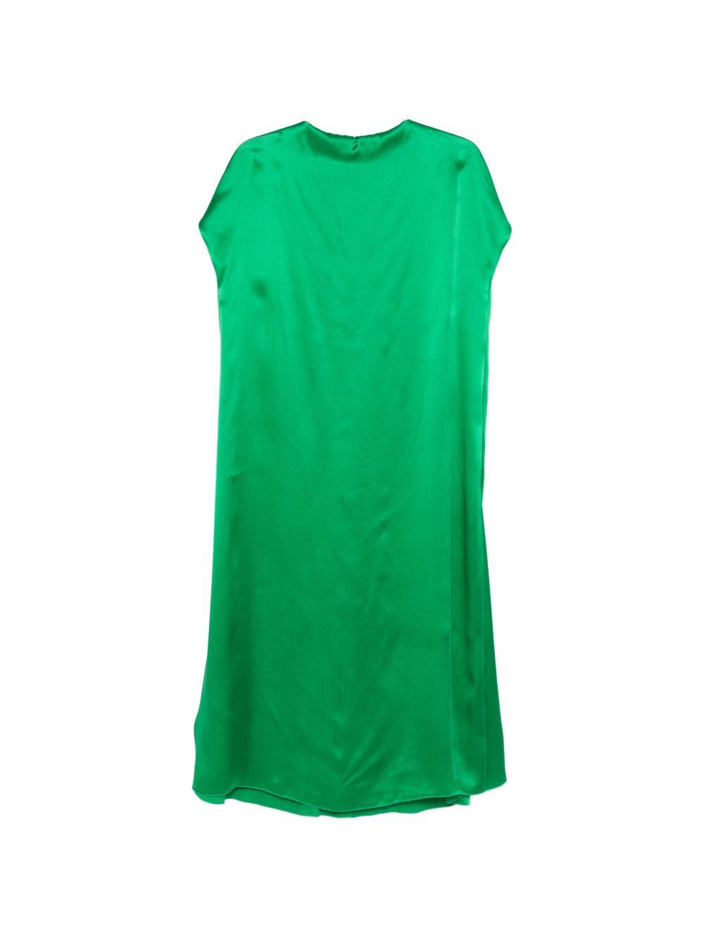Silk Midi Dress DIRIASHORT3024 604 GREEN DRIES VAN NOTEN 