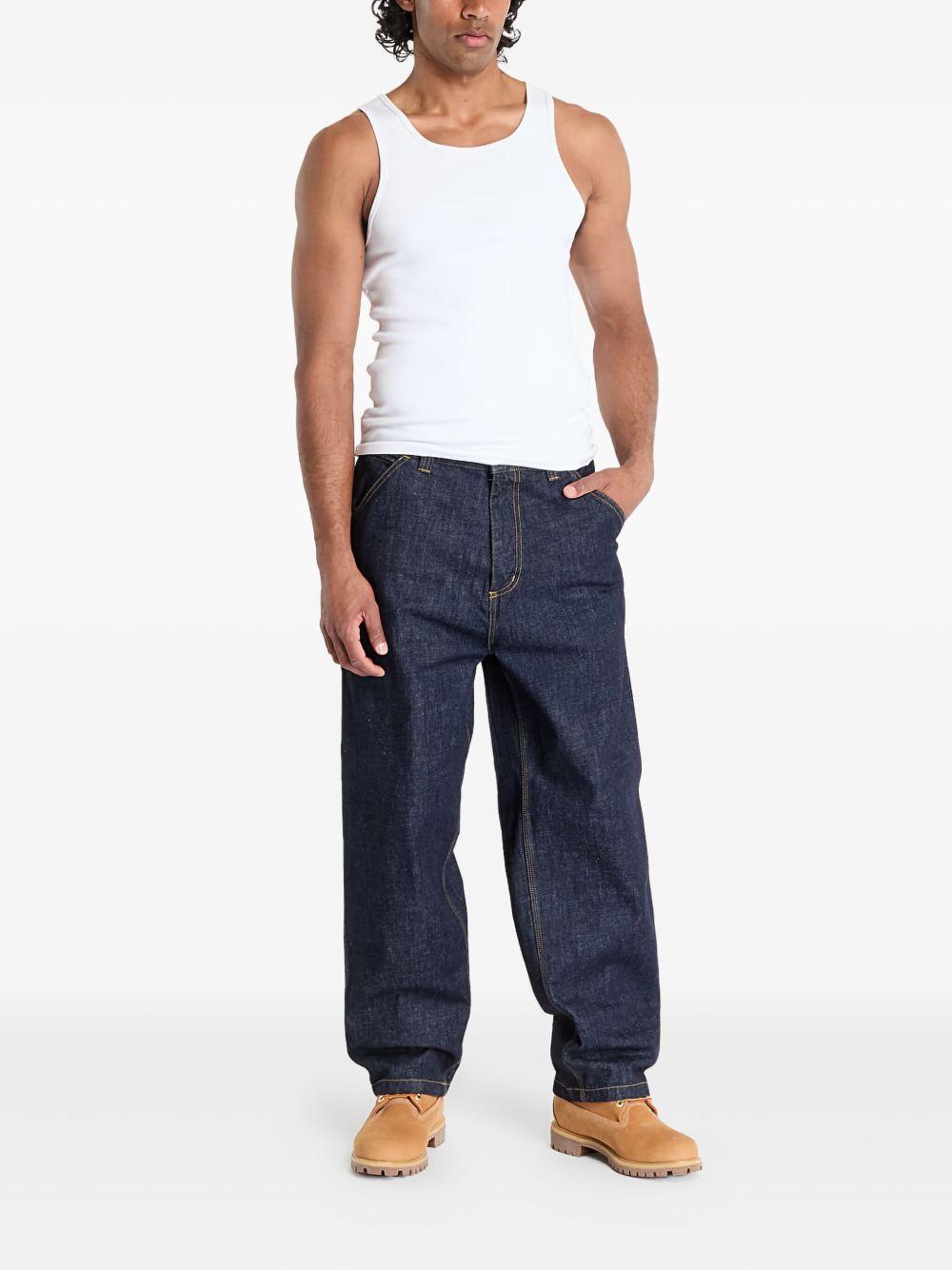 OG Double Knee Pant I034871 0102 BLUE RINSED CARHARTT WIP 