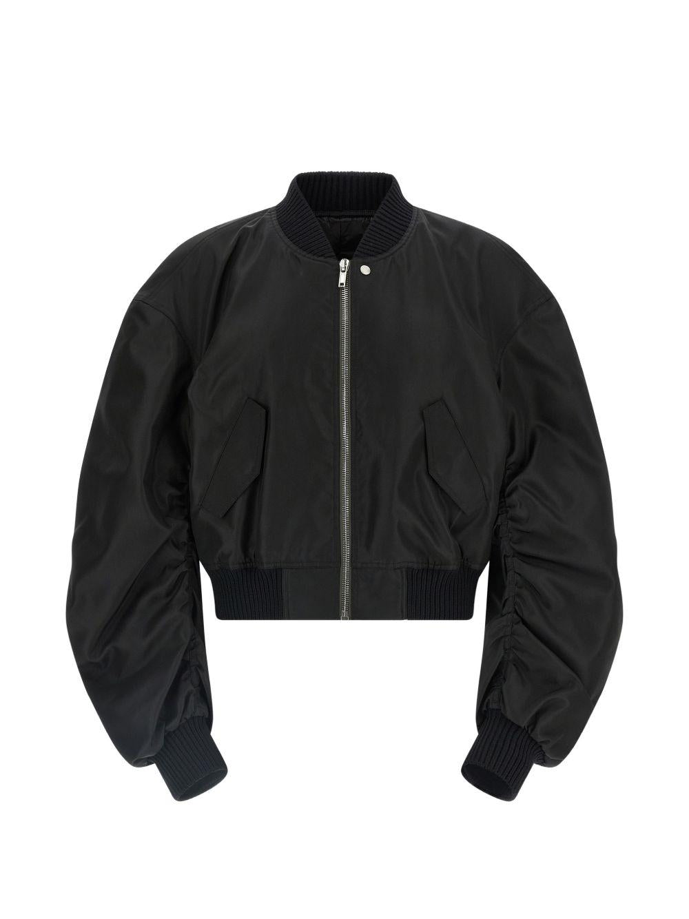 Secchia Flight Jacket RR01F2792NCV 09 BLACK RICK OWENS 
