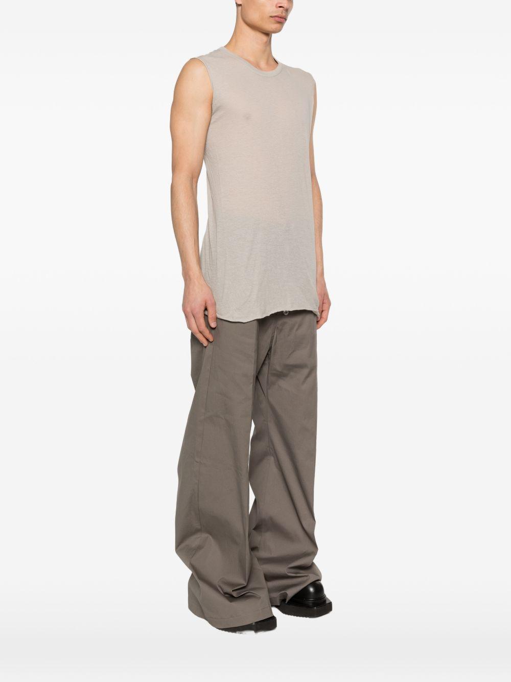 Basic Sleeveless T RU01F2151UC 08 PEARL RICK OWENS 