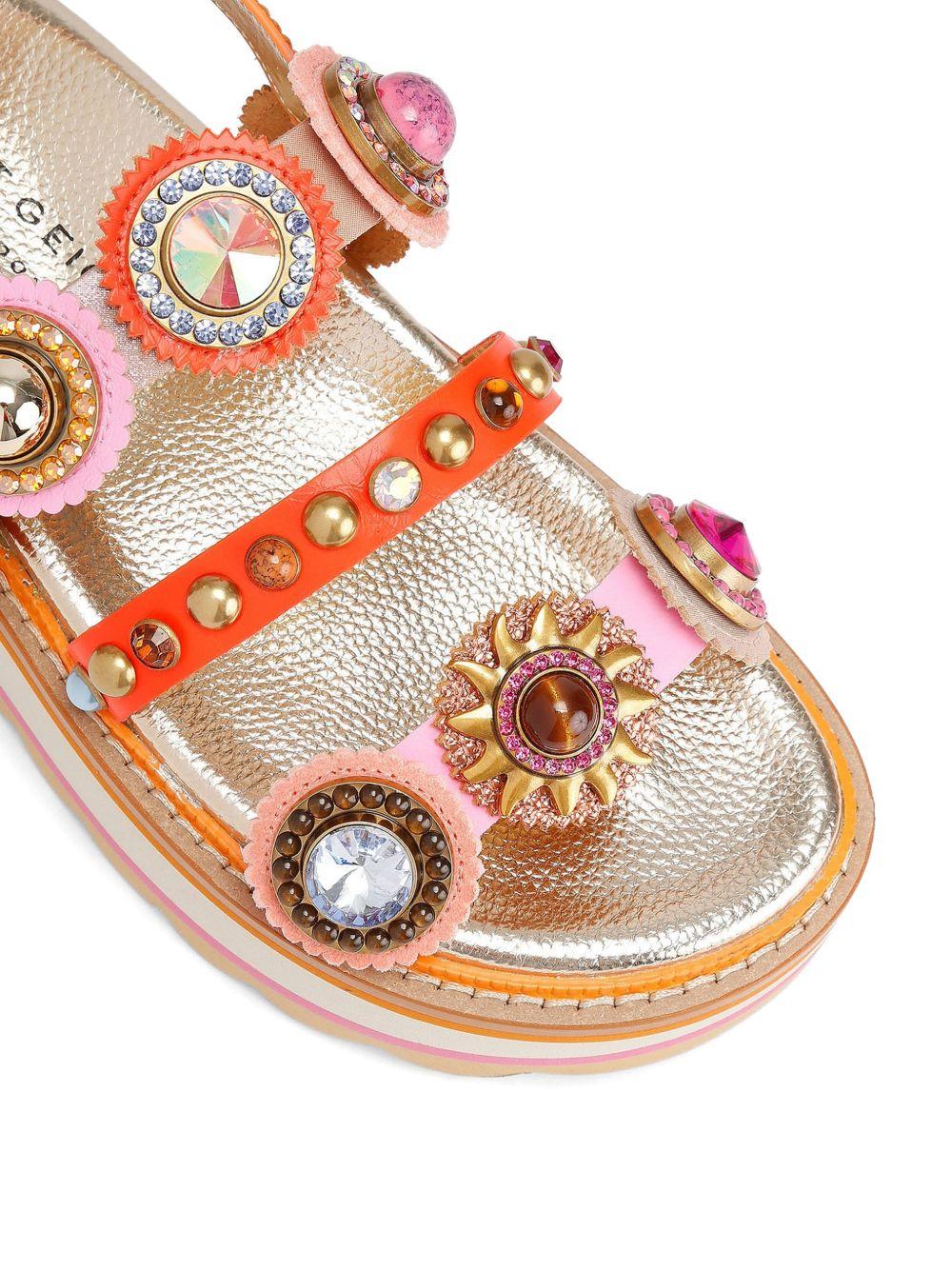KURT GEIGER - Octavia Sling Platform Sandal 5612499109 MULTICOLOUR KURT GEIGER LONDON 