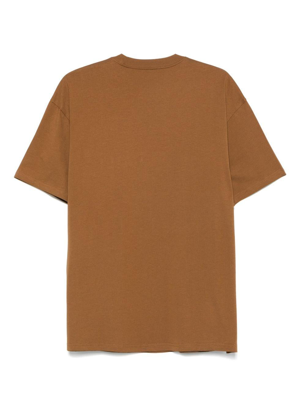 T-Shirt S/S Pocket Heart I032128 HZXX HAMILTON BROWN CARHARTT WIP 