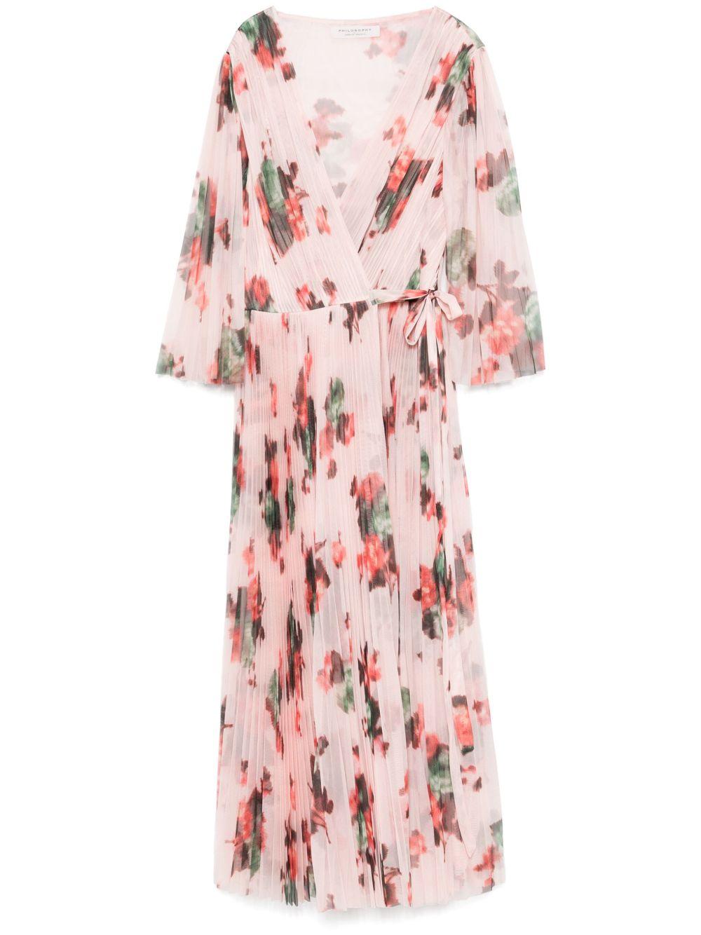 Serafini maxi dress A04410755 1147 FLOWERS PHILOSOPHY DI LORENZO SERAFINI 