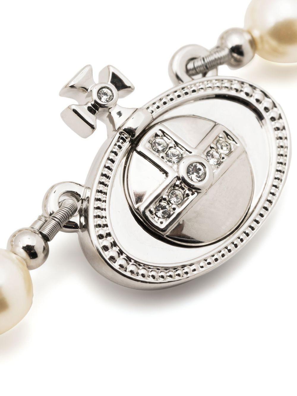 One Row Pearl Drop Choker 6303000802P128 P128 PLATINUM PEARL VIVIENNE WESTWOOD 