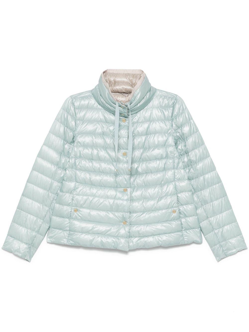 Cappa Reversibile in Nylon Ultralight PI001846D12017Z 9094 Azzurro/Ghiaccio HERNO 