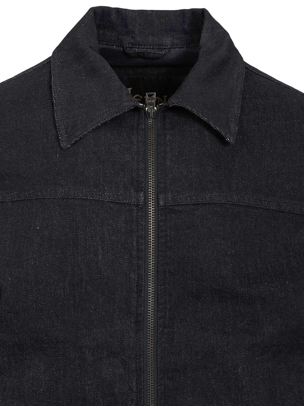 BOMBER A COLLO ALTO IN ECOAGE GI000659U13315 9200 BLUE NAVY HERNO 