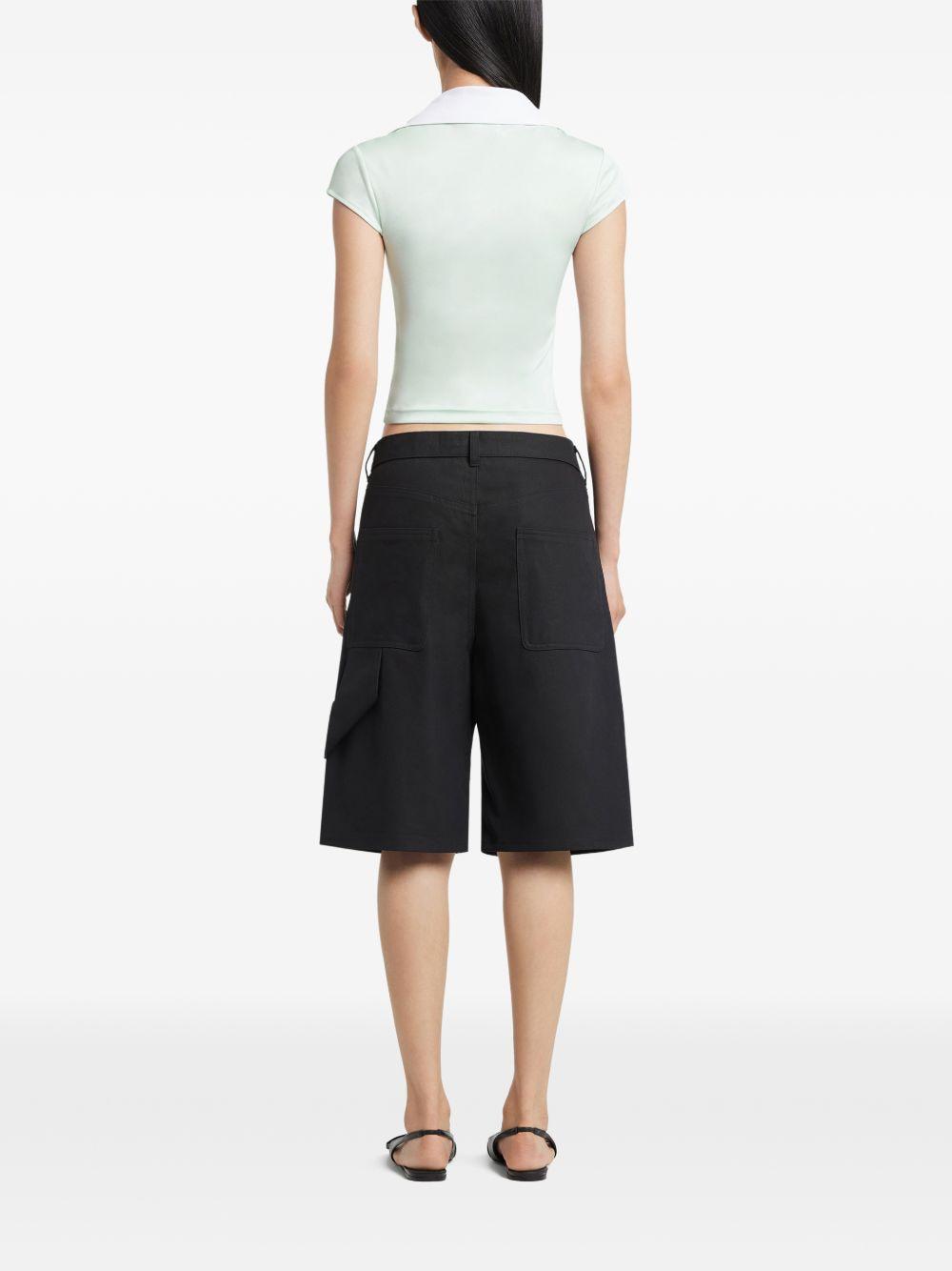 Sports Cropped Polo 126JPO057JS0195 B216 LIGHT MINT COURREGES 