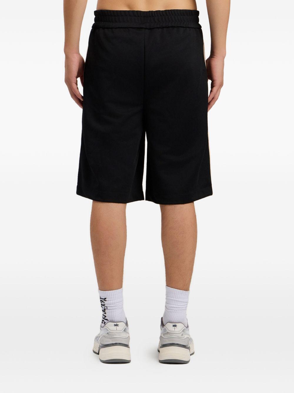 Classic Logo Track Shorts PMCL009S26FAB001 1003 BLACK WHITE PALM ANGELS 