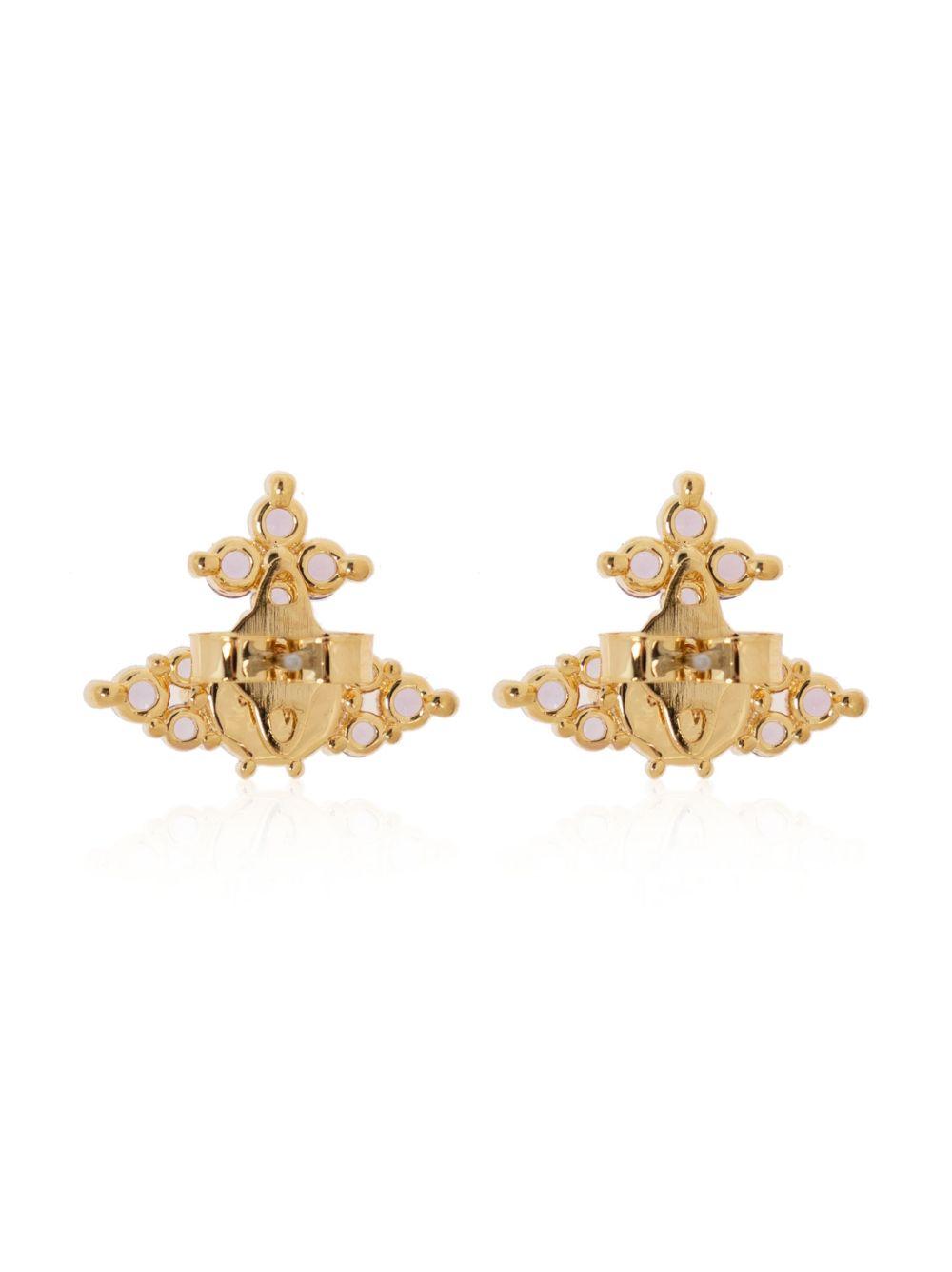  6201034Y02R791 GOLD LIGHT PURPLE CRYSTAL VIVIENNE WESTWOOD 