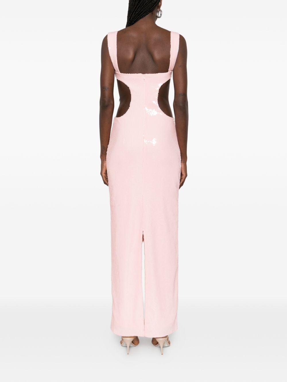 Sequin-embellishment maxi dress A0064ROS62P ROSA TWENTY FOURHAITCH 