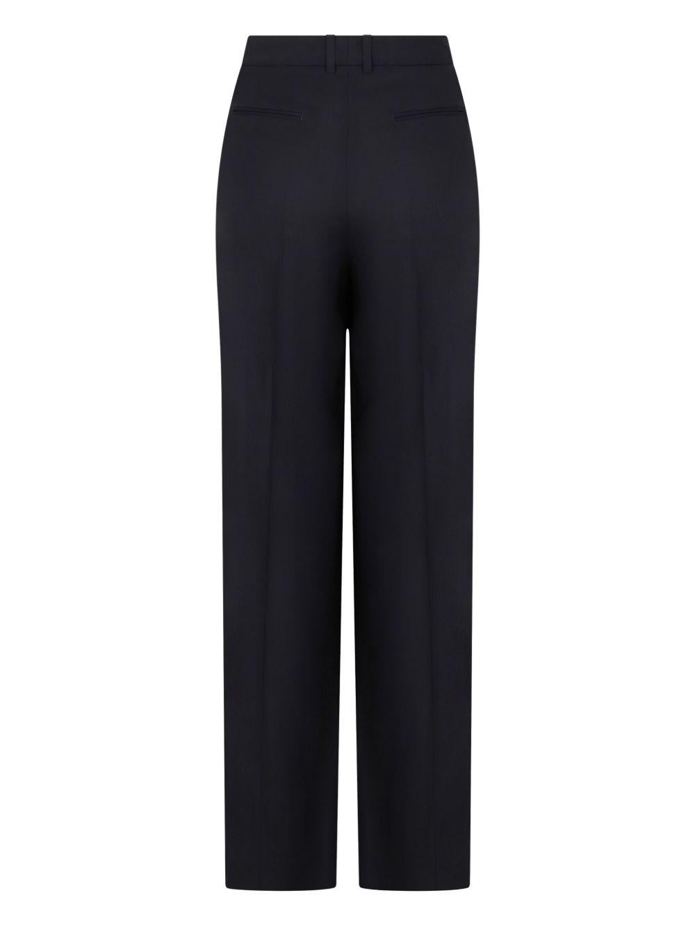 Pleat-detail trousers CDVSLLZ00STDZI56 0370 BLUE PT TORINO 