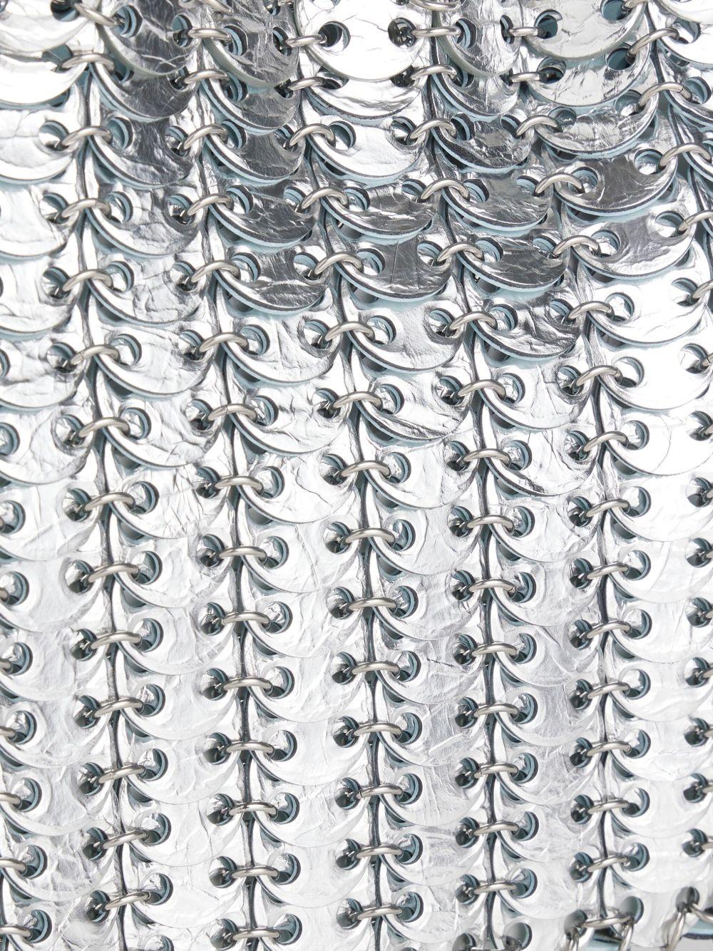 1969 Flip shoulder bag 25ESS0506CLF234 M486 BLUE SILVER RABANNE 