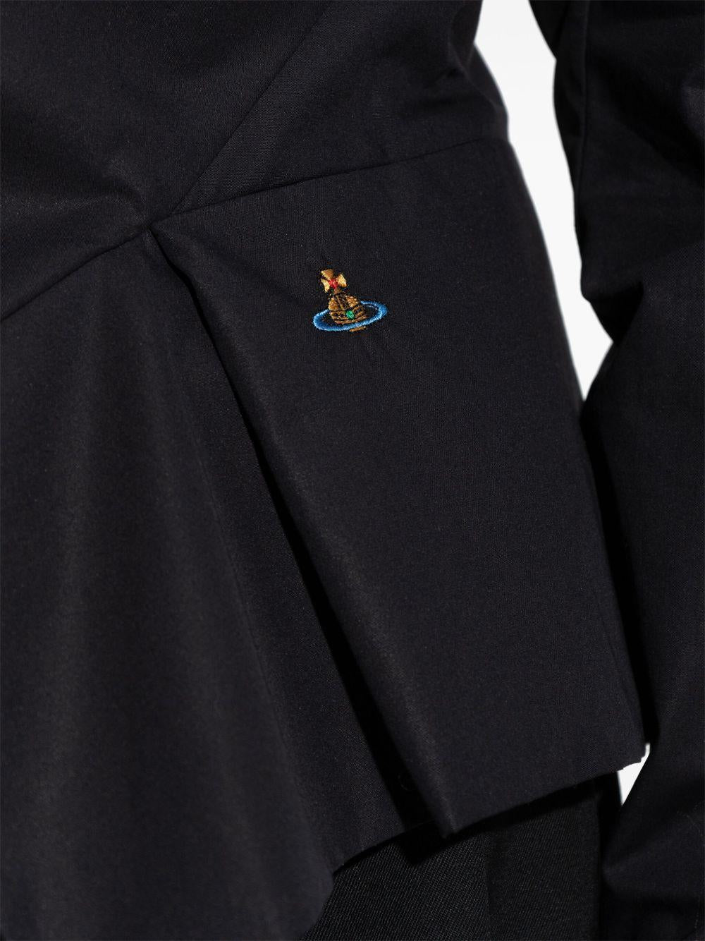 Monday Shirt 15010061W009Q N401 BLACK VIVIENNE WESTWOOD 