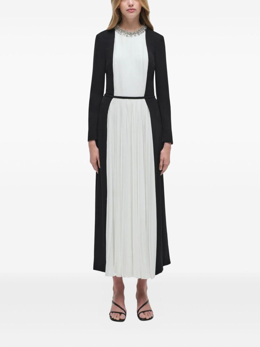 Esther Embellished Midi Dress - Ivory Multi 4251165CC IVORY MULTI SIMKHAI 