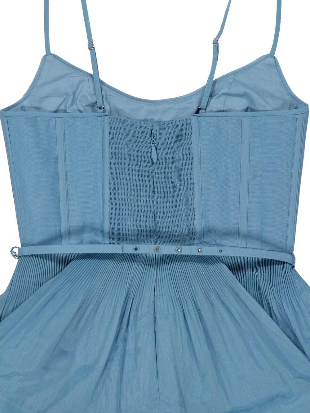 Abito Midi Plisse 6354DC26R DEEP BLUE ZIMMERMANN 