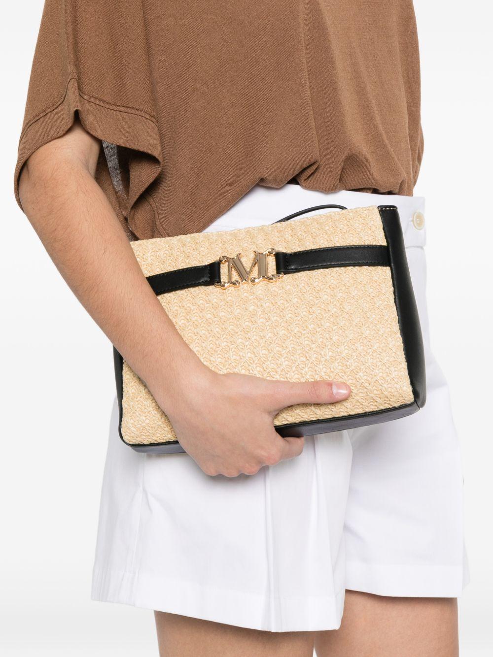 MAX MARA BEACHWEAR - Wash bag BCHMAMBO 001 BEIGE NUDE MAX MARA 