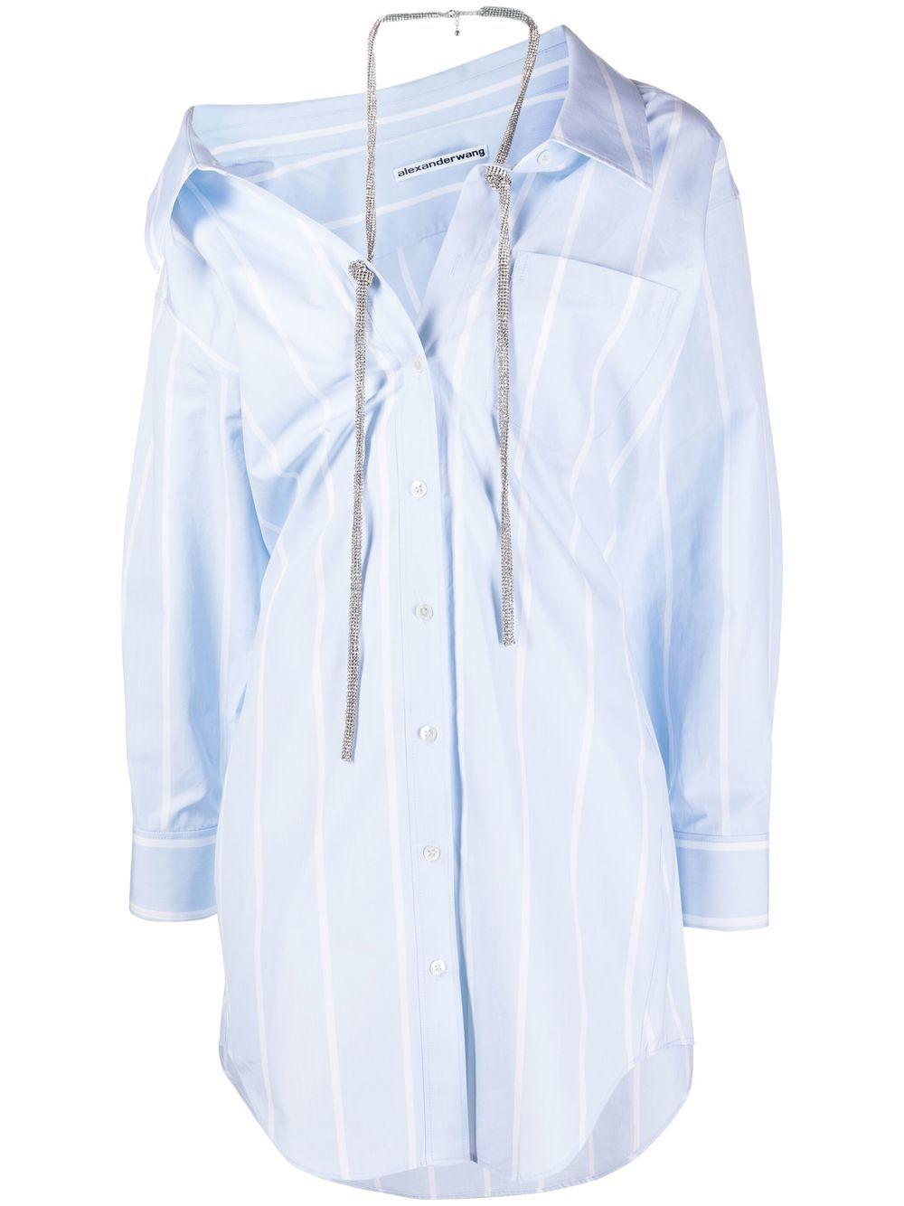  1WC1236539 425 OXFORD BLUE WHITE ALEXANDER WANG 