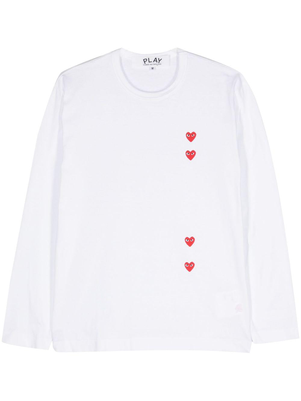  P1T339 3 WHITE COMME DES GARCONS PLAY 