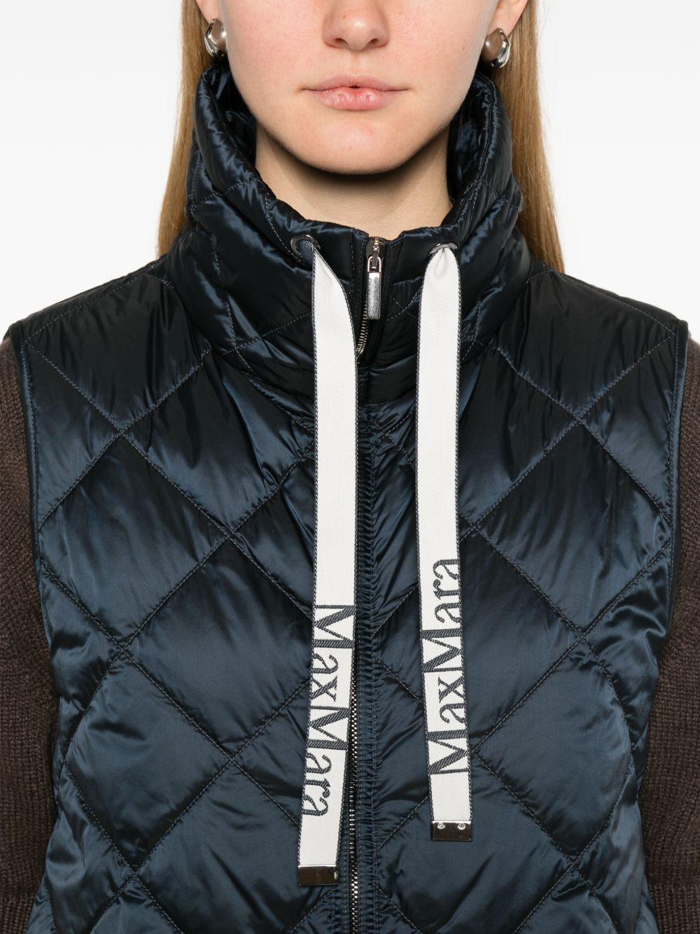 Gilet Imbottito Smanicato TREGIC 075 NEW DARK MAX MARA THE CUBE 