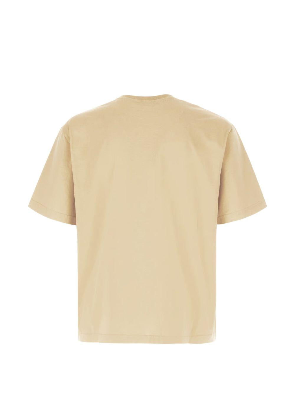 Spray Bear T-Shirt PMAA109S26JER001 6160 BEIGE BROWN PALM ANGELS 