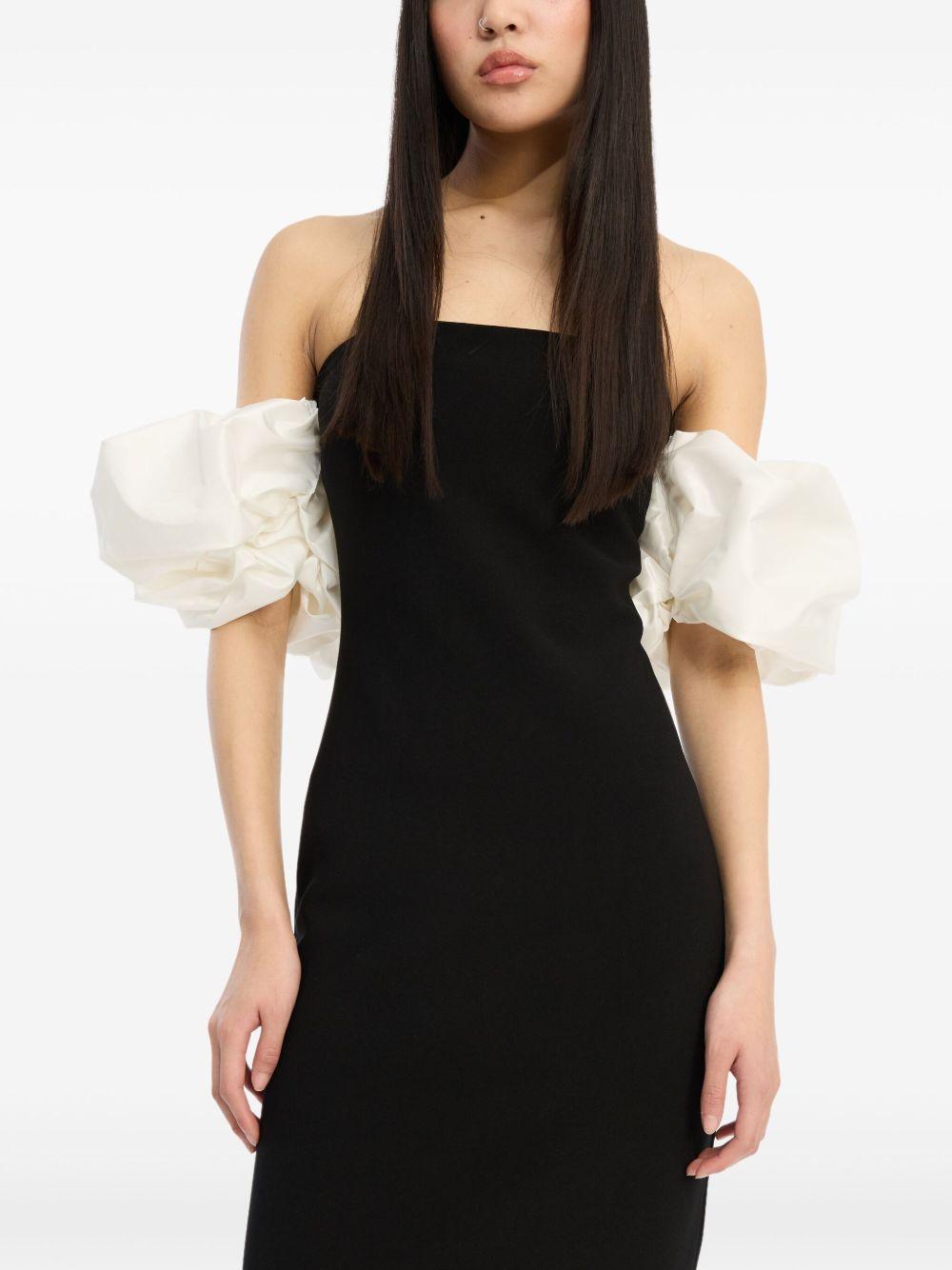 Maxi Puff Sleeve Dress Black 115249100 100 BLACK ROTATE 