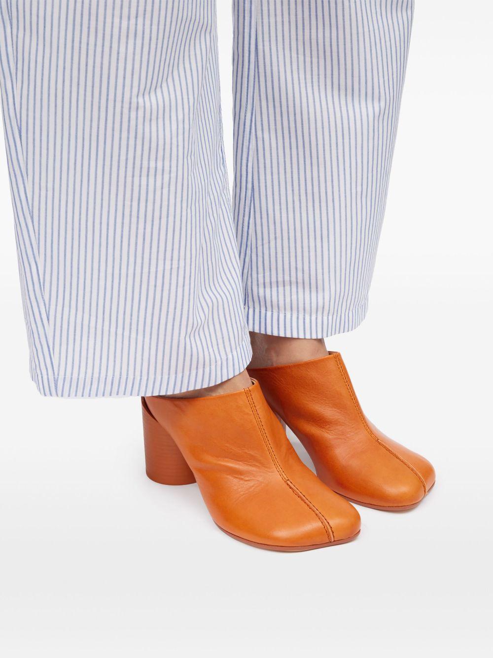 Anatomic-toe leather mules S59WX0071P5000 T2222 MM6 MAISON MARGIELA 