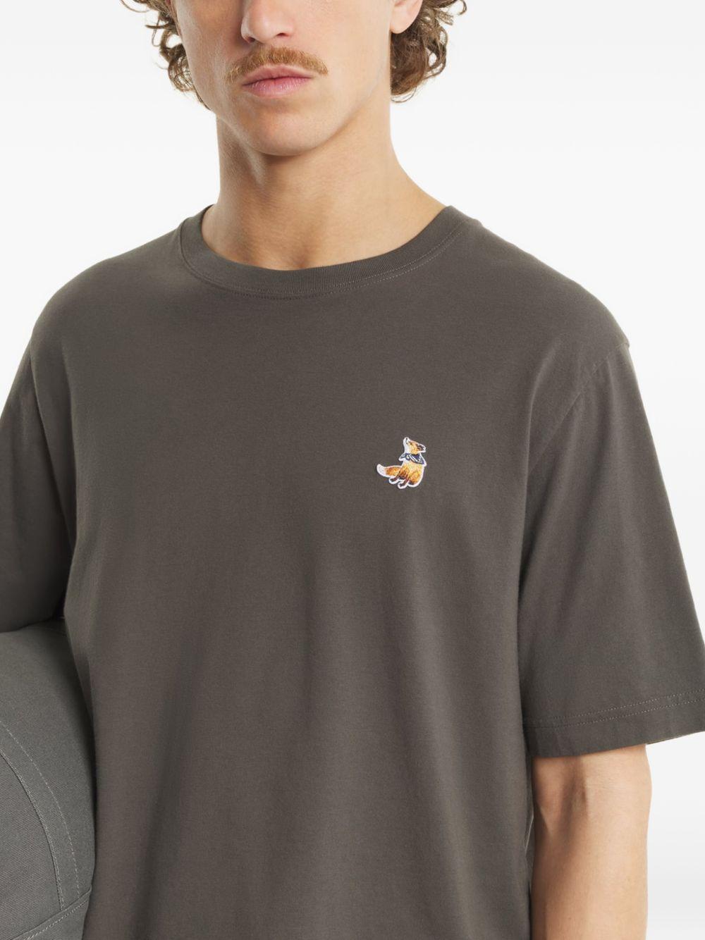 Fox Head Regular Tee-shirt QM00102KJ7026 0453 BELUGA MAISON KITSUNE 