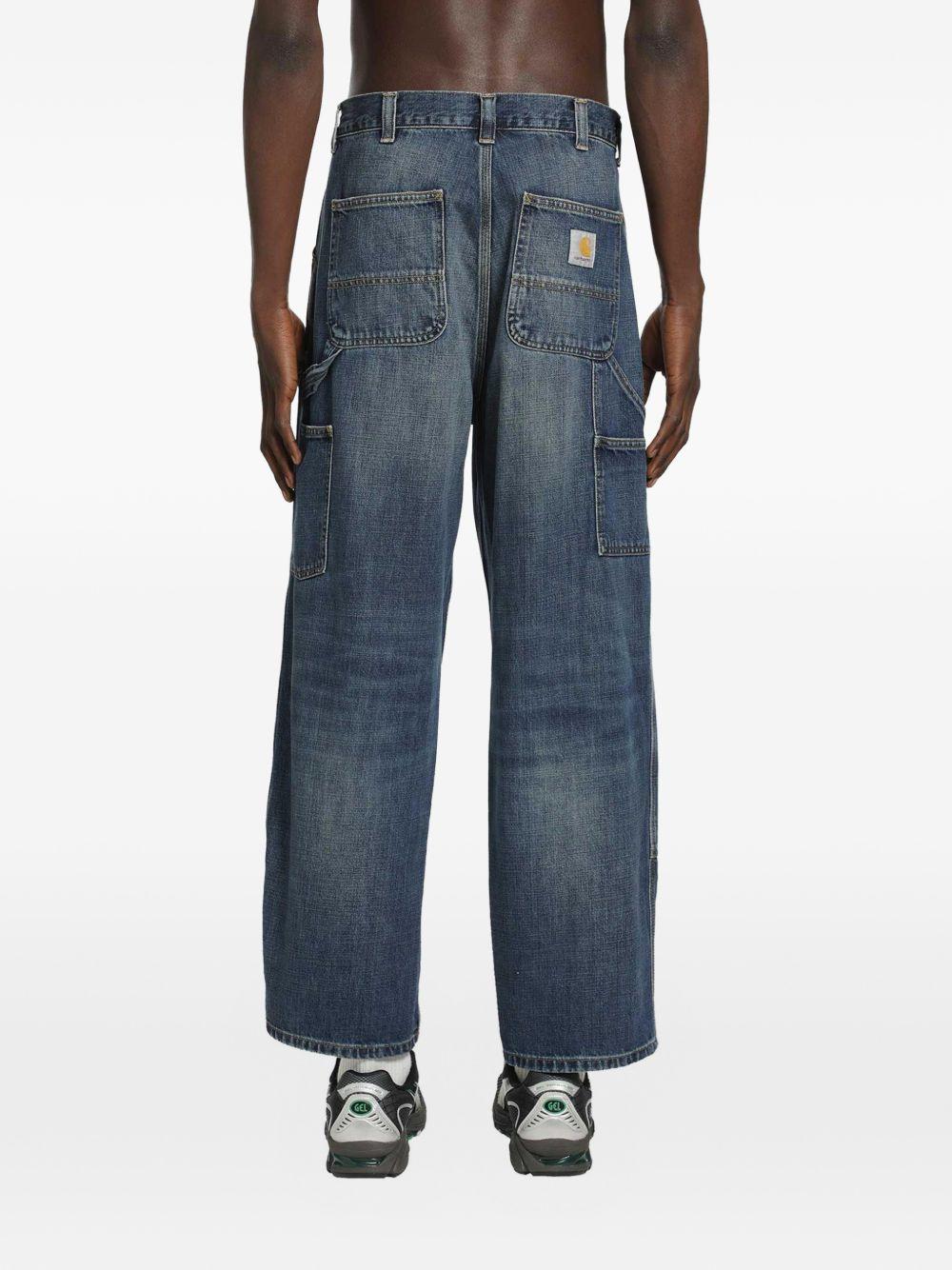 OG Double Knee Pant 'Camano' I036733 014L BLUE DARK USED WASH CARHARTT WIP 