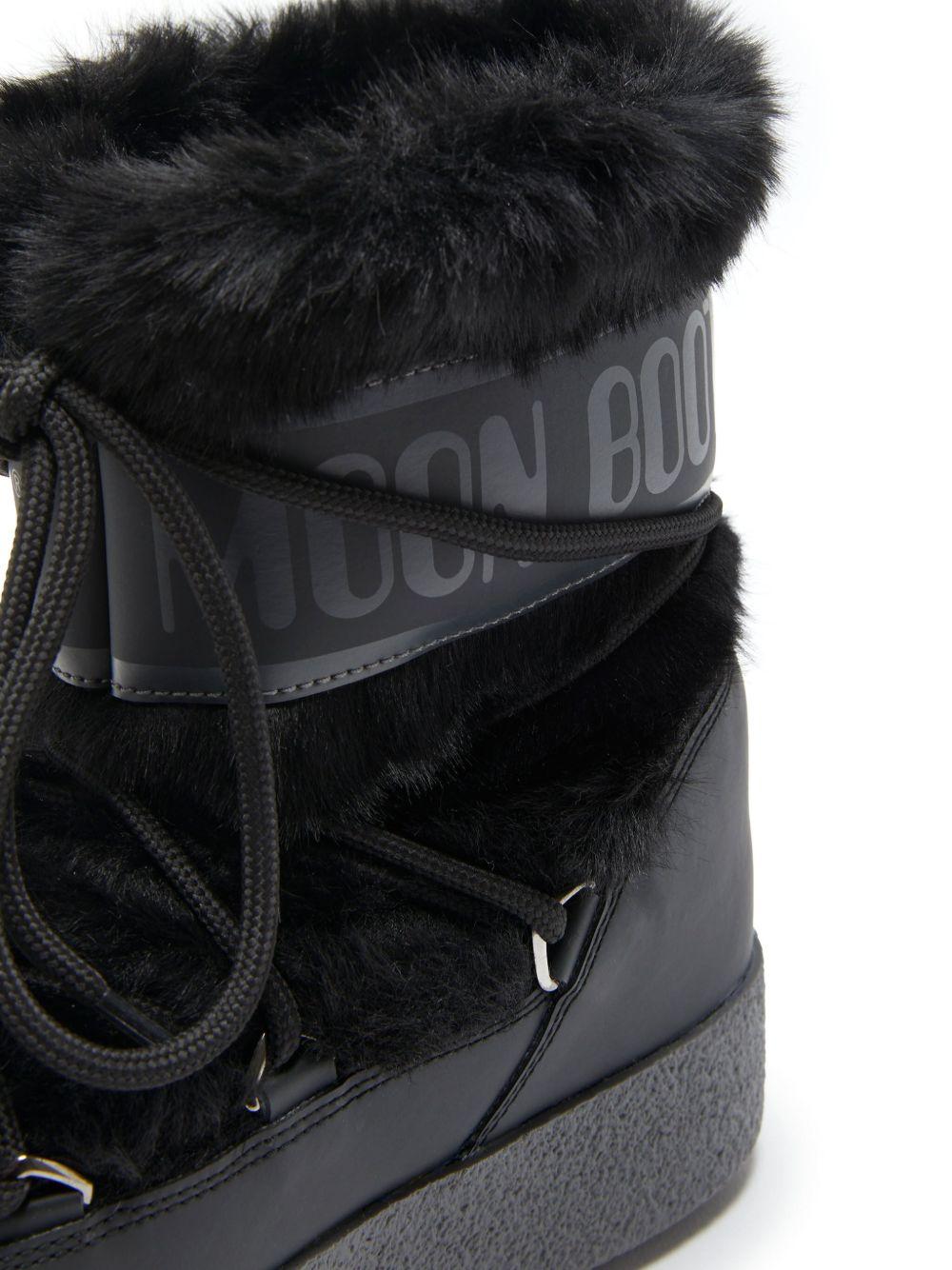 Ltrack Low Boots Faux Fur Nero 80D2450130 N001 BLACK MOON BOOT 