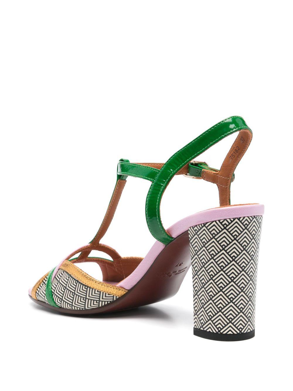 85mm Bejoi sandals S25CMBEJO SUCRE GREEN CHIE MIHARA 