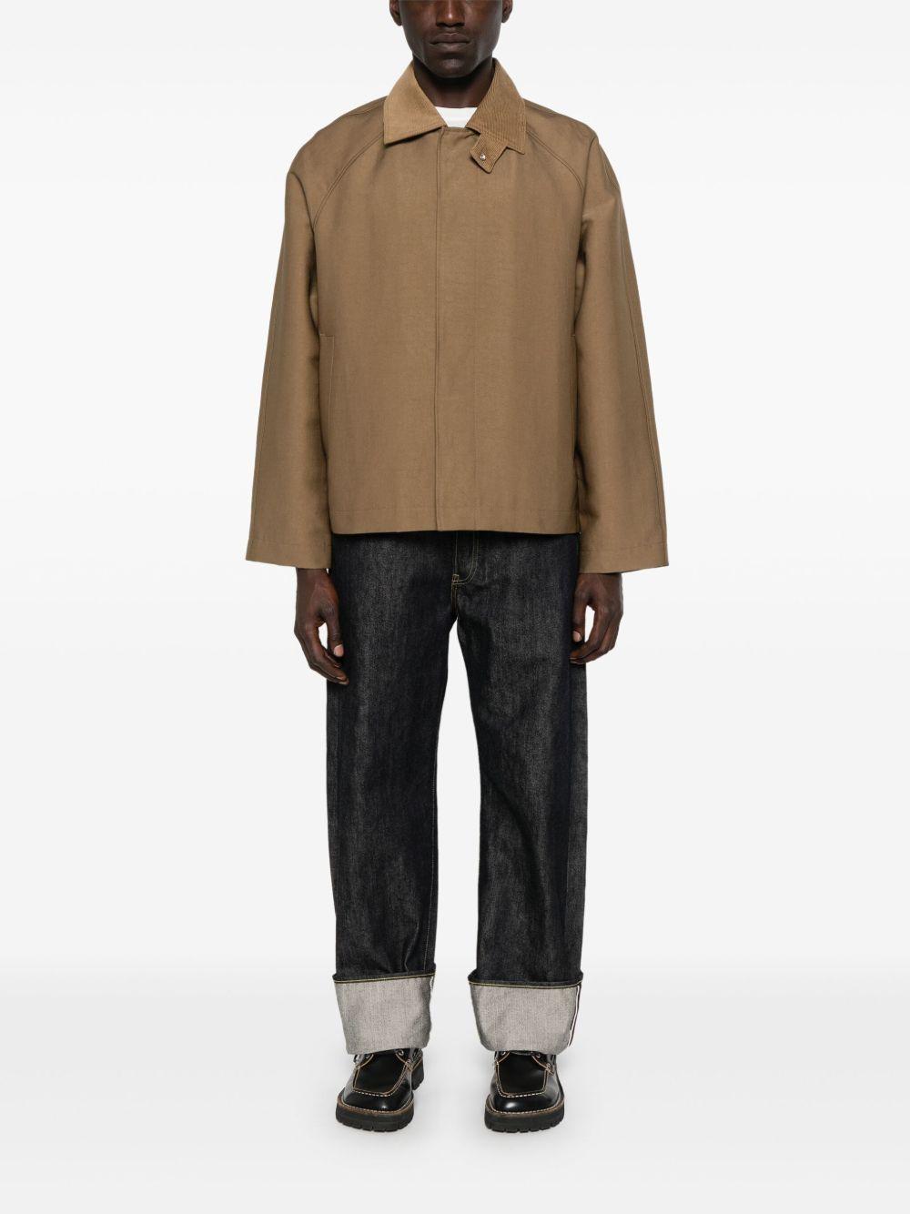 Short raglan jacket 4142 160 BEIGE SUNFLOWER 