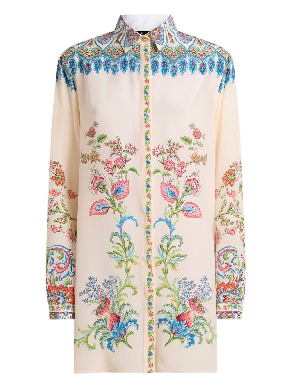 Camicia Lunga in Seta WRIA0103AKG73 X0802 ETRO 