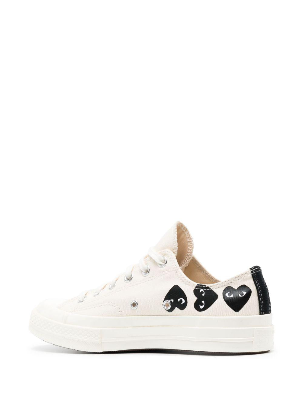  P1K126 2 WHITE COMME DES GARCONS PLAY X CONVERSE 