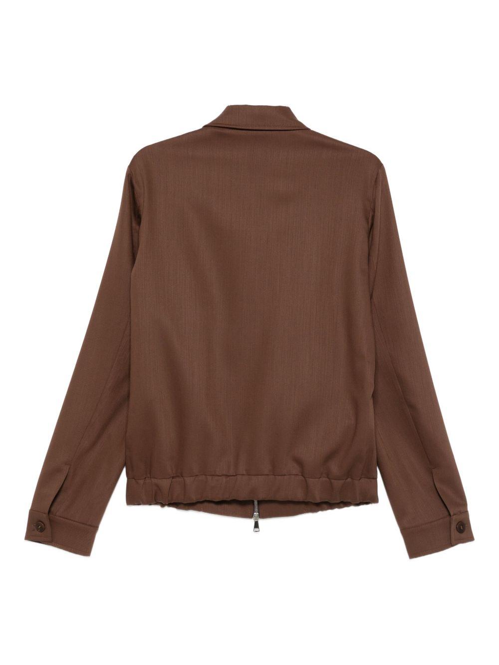 Giacca-camicia con zip Z1135918 MARRONE COSTUMEIN 