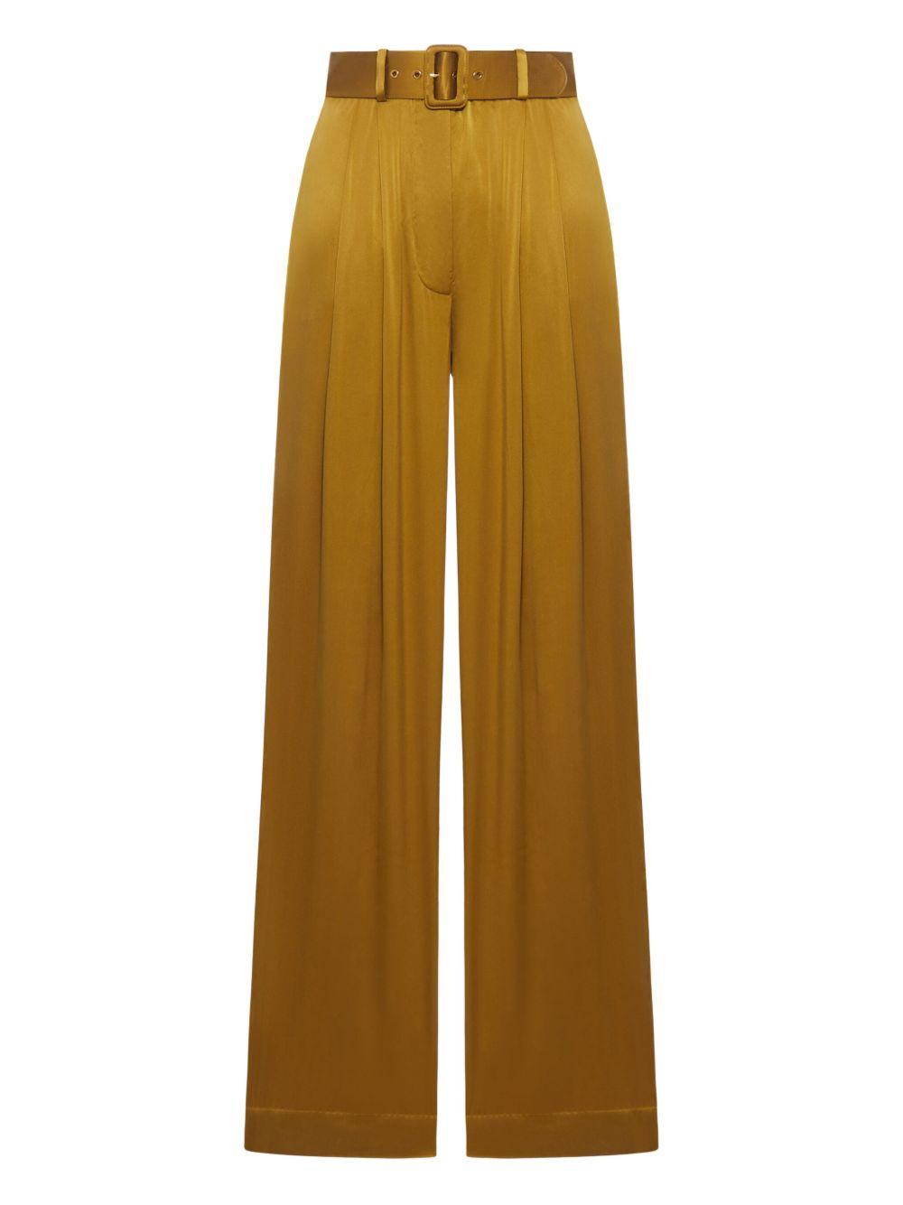 Pantaloni in seta 2151PF25R OLIVE ZIMMERMANN 