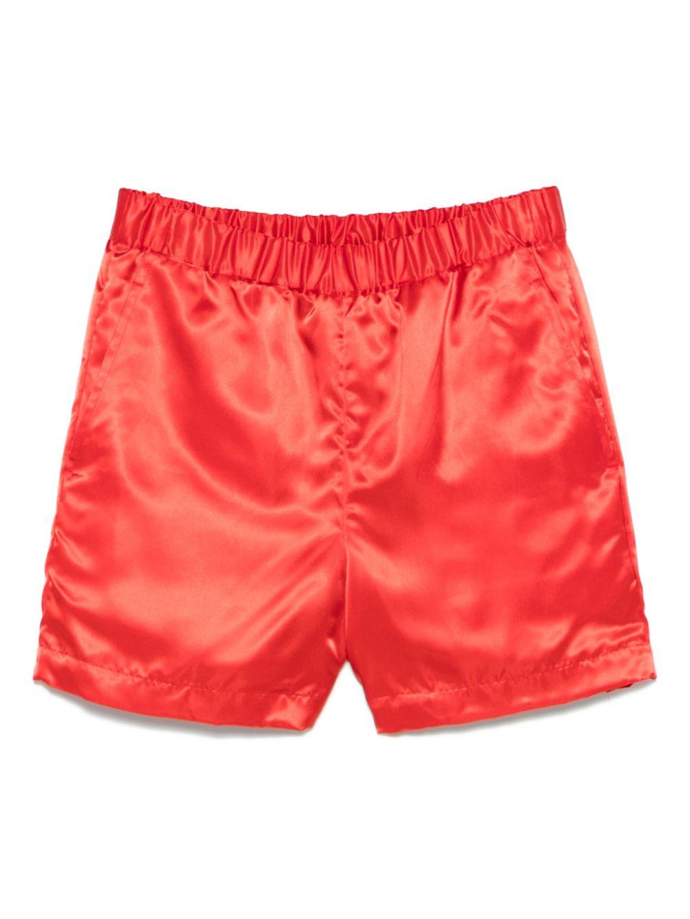 Shorts in acetato 3OP003S25 2 RED NOIR KEI NINOMIYA 