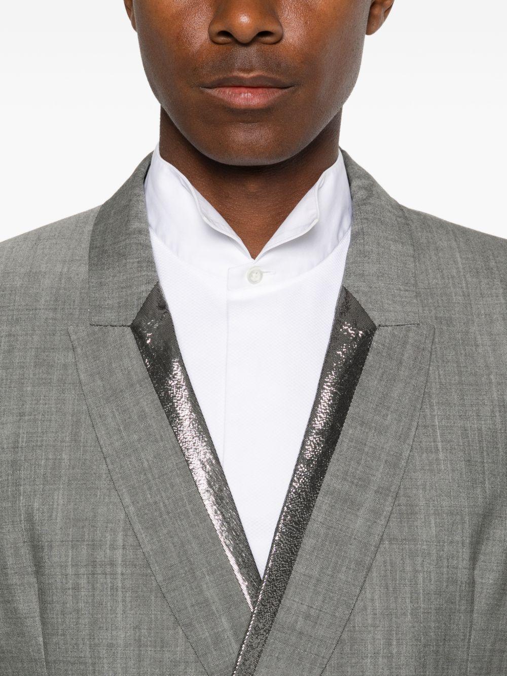 Blazer N°44L in Tela Mohair Tux SS26N44L TELA MOHAIR GRIGIA SAPIO 