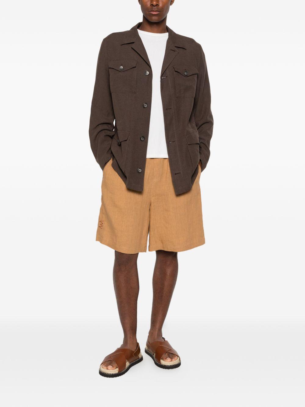 Elasticated-waistband shorts B6AB0039 62M SAFARI AMARANTO 