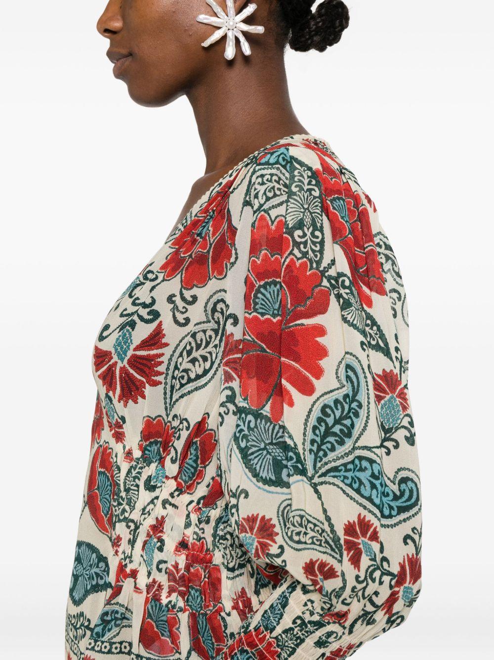 Blusa Sand Francesca a maniche lunghe 339812 25047 FRANCESCA SAND FARM RIO 