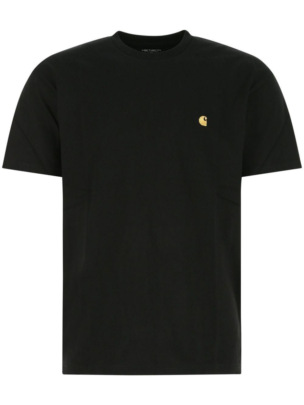 T-shirt S/S Chase I026391 00FXX BLACK GOLD CARHARTT WIP 
