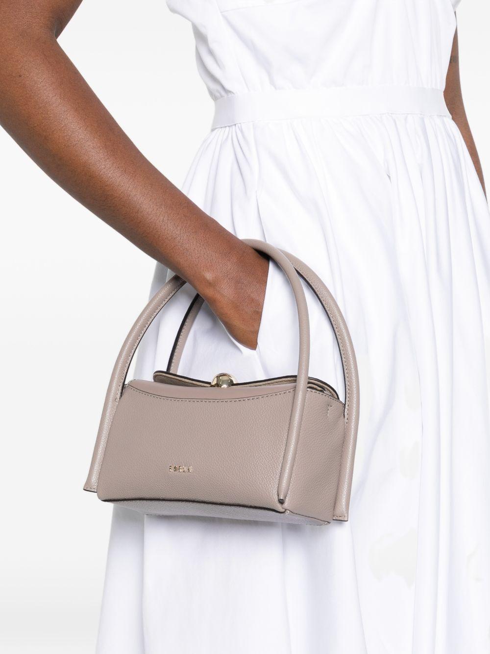 Nicole Mini Boston WE00893BX4296 2572S STUCCO GRAY FURLA 