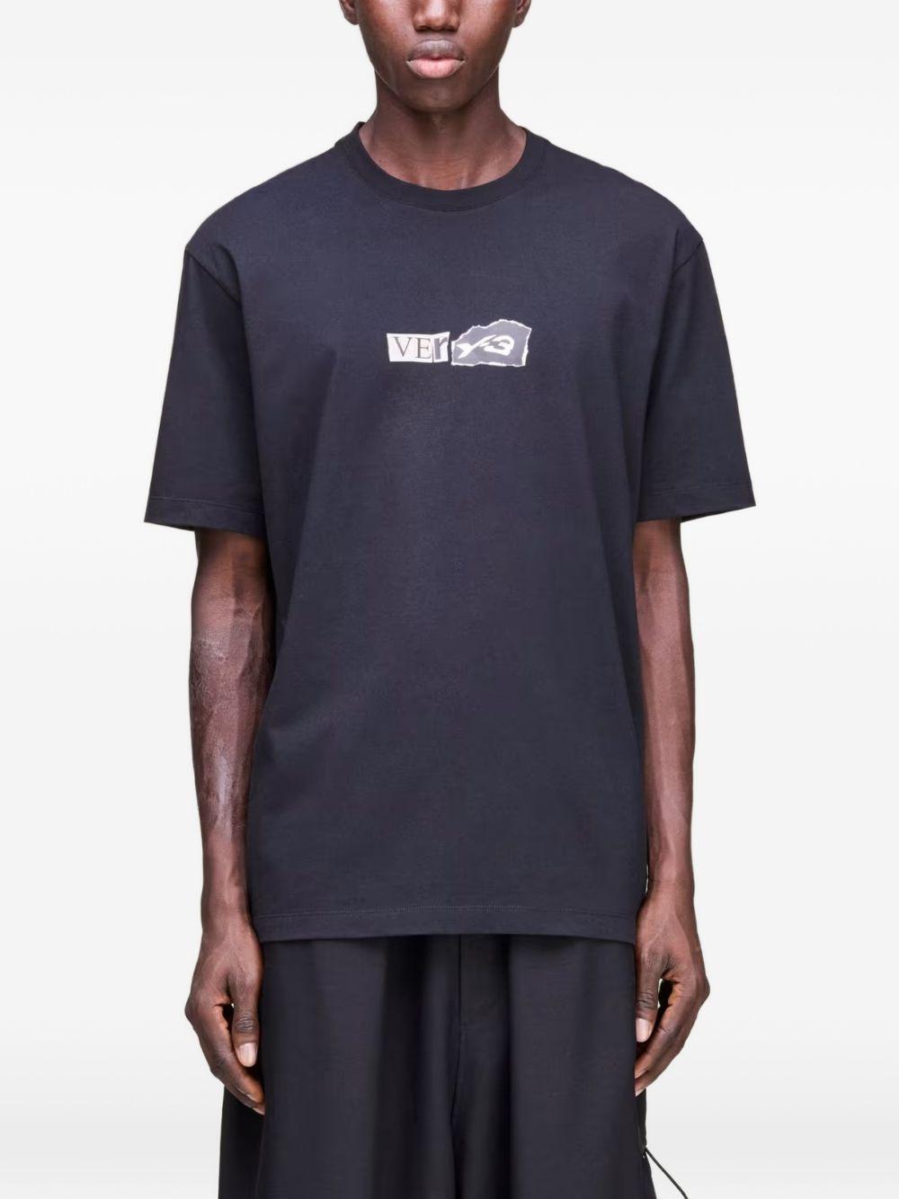 Very-3 SS Tee KQ9750 BLACK Y-3 