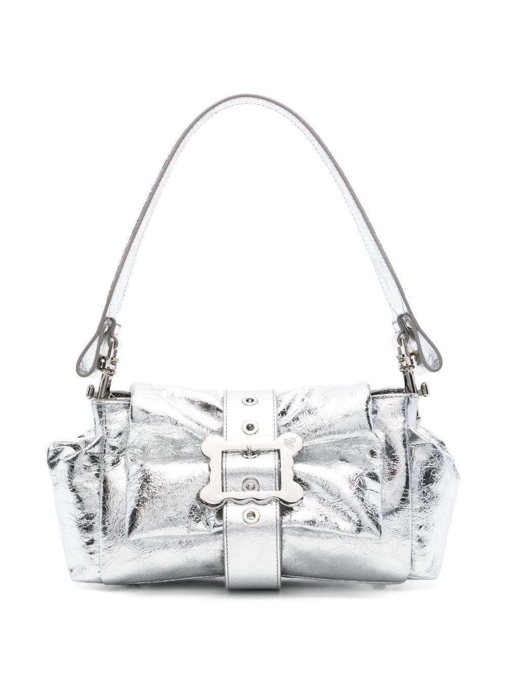 Hazel Frame shoulder bag 4602000FWL00AC Q401 SILVER VIVIENNE WESTWOOD 