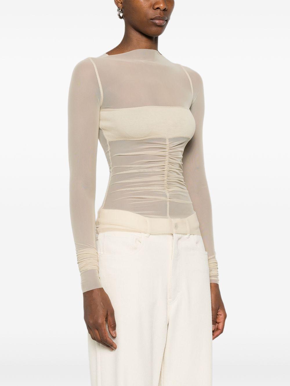 Top 'Temple' RO01F6274TUSRJA 138 SAND RICK OWENS 