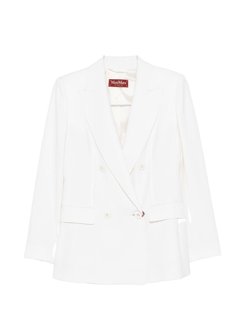 Completo Tre Pezzi In Crepe MSTGREMBO 010 BIANCO MAX MARA STUDIO 
