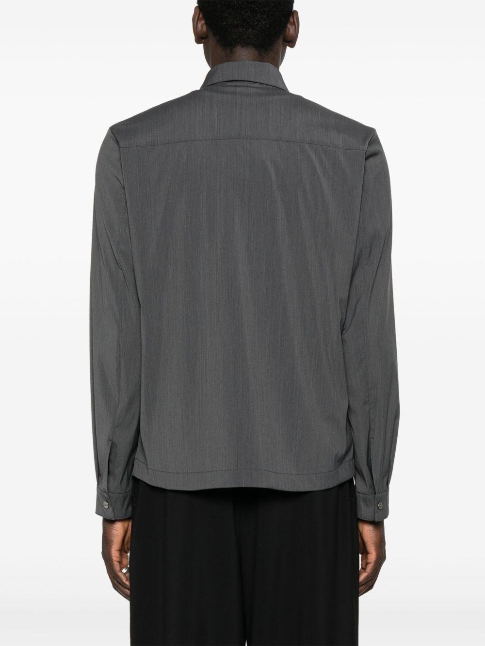 Shacket in Tech Woven GI000495U12682 9487 FERRO HERNO 