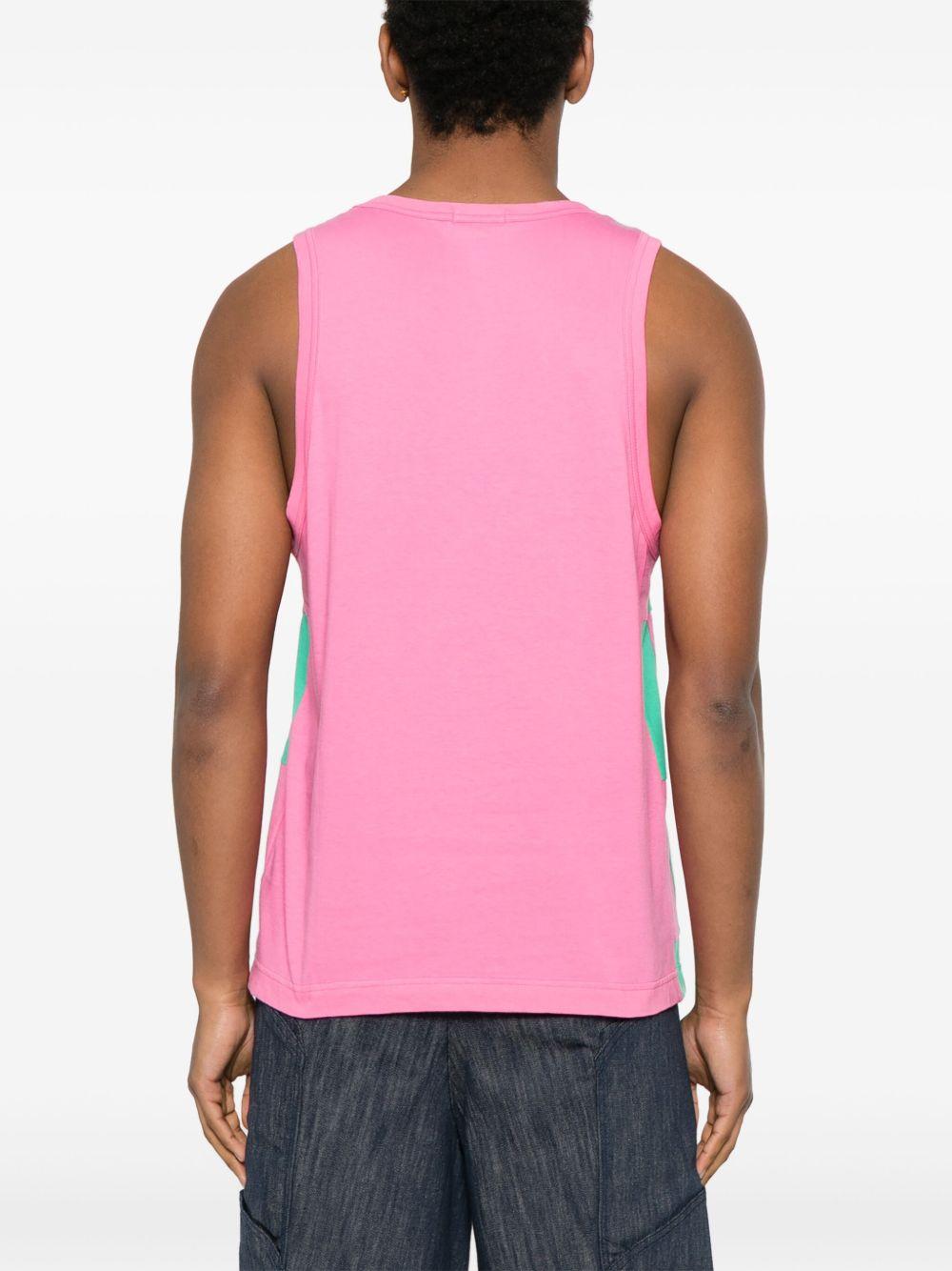 Plaid Tank Top POT004 1 PINK GREEN COMME DES GARCONS HOMME PLUS 