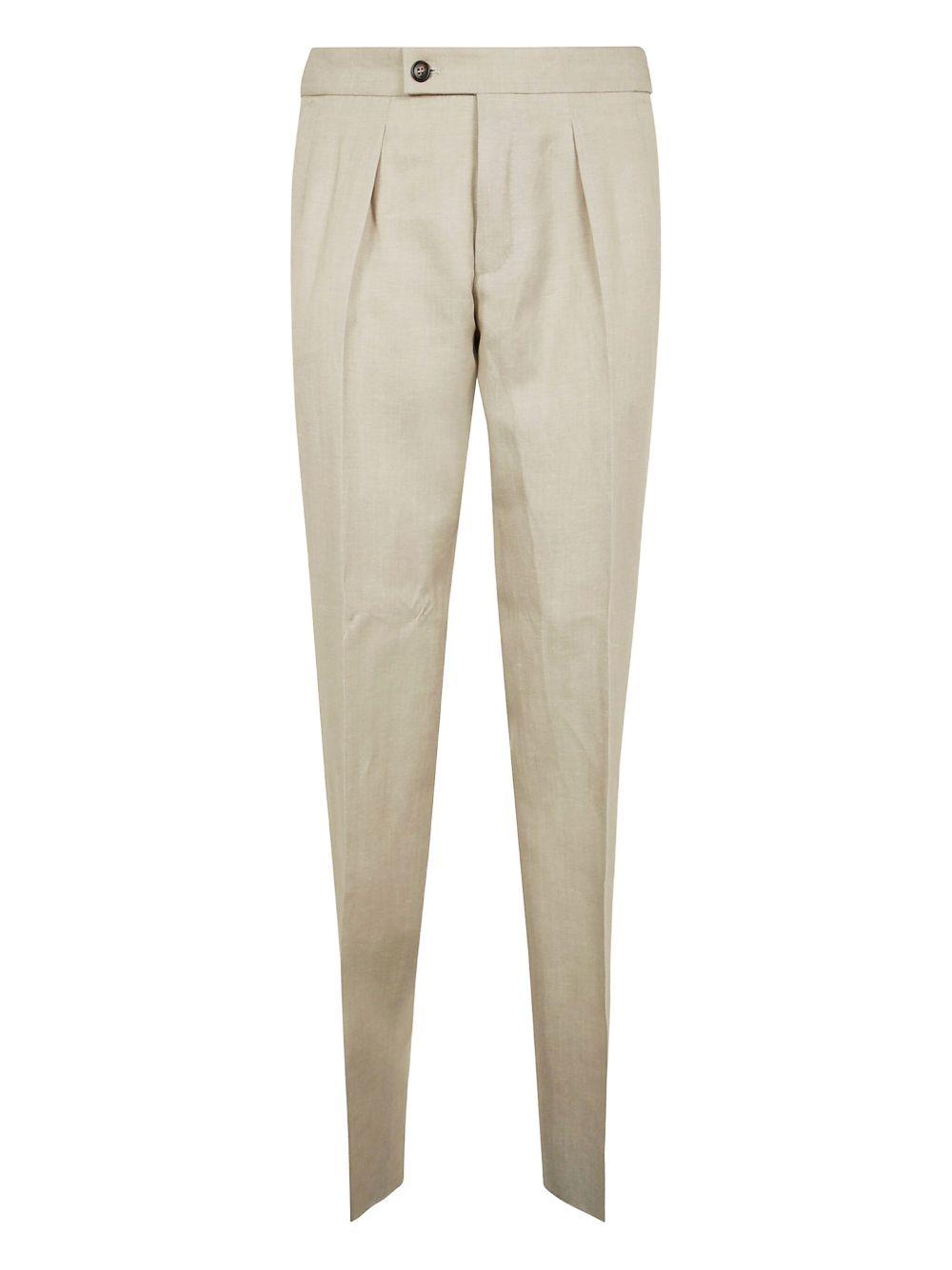 Pantaloni con piega 1T008390440 400 INCOTEX 